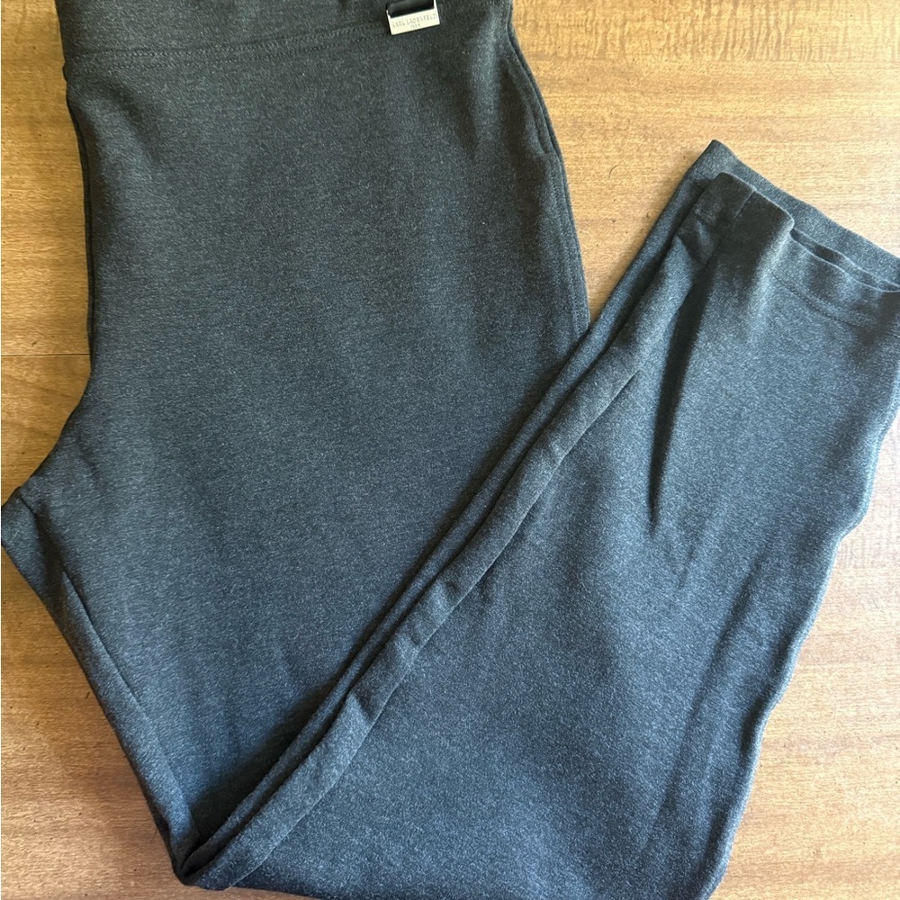 Karl Lagerfeld Paris Leggings Womens Extra Large Charcoal Gray Pull-On
